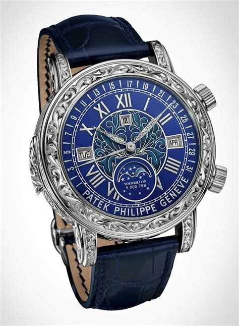 patek philippe sky moon tourbillon ref. 6002g|Patek Philippe double tourbillon.